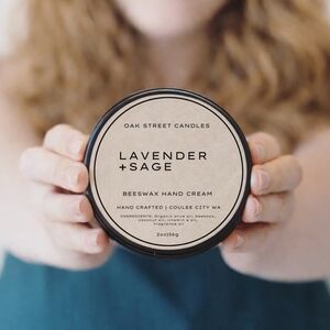 Beeswax Hand Cream Lavender + Sage Natural